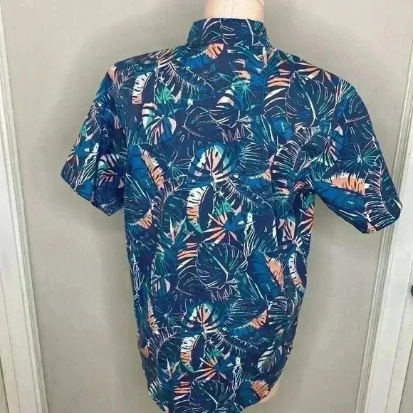 Columbia Men's Thistletown Hills Polo Dark Mountain King Palms Size Small - Picture 6 of 8